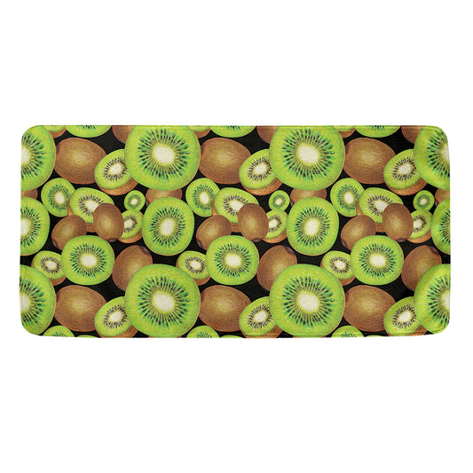 Watercolor Kiwi Pattern Print Towel