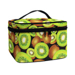 Watercolor Kiwi Pattern Print Travel Makeup Bag