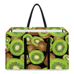 Watercolor Kiwi Pattern Print Utility Tote Bag