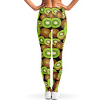 Watercolor Kiwi Pattern Print Women's Leggings