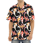 Watercolor Koi Carp Fish Pattern Print Aloha Shirt