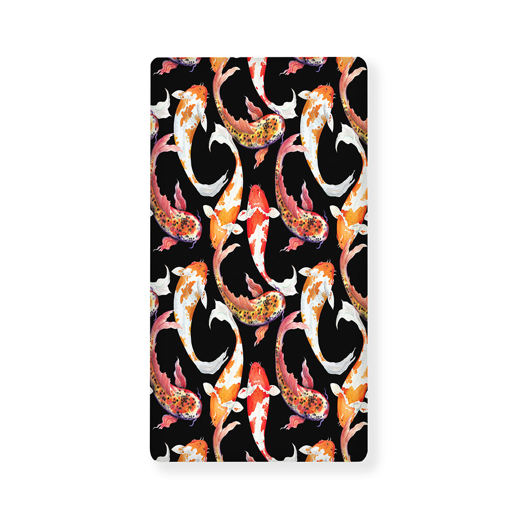 Watercolor Koi Carp Fish Pattern Print Baby Crib Sheet
