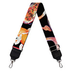 Watercolor Koi Carp Fish Pattern Print Bag Strap