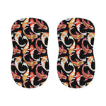 Watercolor Koi Carp Fish Pattern Print Bar Stool Covers