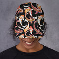 Watercolor Koi Carp Fish Pattern Print Baseball Cap