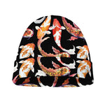 Watercolor Koi Carp Fish Pattern Print Beanie