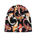 Watercolor Koi Carp Fish Pattern Print Beanie