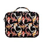 Watercolor Koi Carp Fish Pattern Print Briefcase Bible Bag