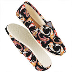 Watercolor Koi Carp Fish Pattern Print Casual Shoes