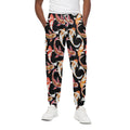 Watercolor Koi Carp Fish Pattern Print Cotton Sweatpants
