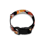 Watercolor Koi Carp Fish Pattern Print Dog Collar