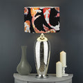 Watercolor Koi Carp Fish Pattern Print Drum Lamp Shade