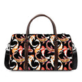 Watercolor Koi Carp Fish Pattern Print Duffel Bag