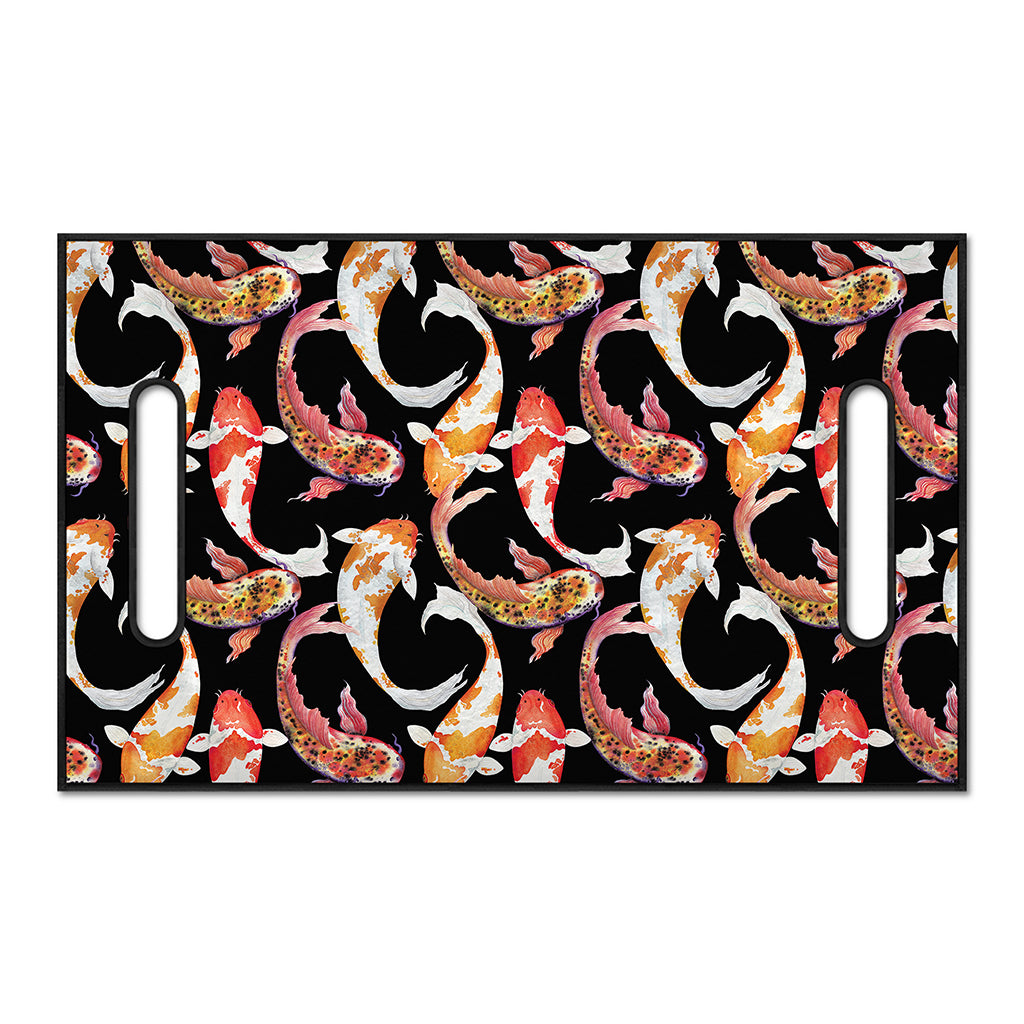 Watercolor Koi Carp Fish Pattern Print Golf Cart Seat Cover