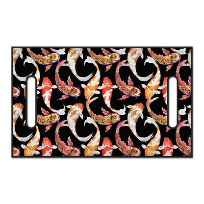 Watercolor Koi Carp Fish Pattern Print Golf Cart Seat Cover