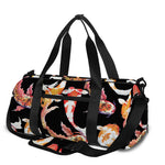 Watercolor Koi Carp Fish Pattern Print Gym Bag