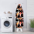 Watercolor Koi Carp Fish Pattern Print Ironing Board Cover