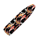 Watercolor Koi Carp Fish Pattern Print Ironing Board Cover