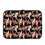 Watercolor Koi Carp Fish Pattern Print Laptop Sleeve