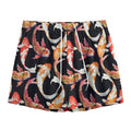 Watercolor Koi Carp Fish Pattern Print Mesh Shorts