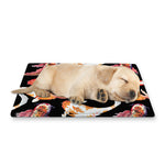 Watercolor Koi Carp Fish Pattern Print Pet Cooling Mat Cover