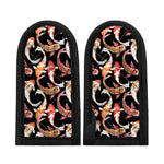 Watercolor Koi Carp Fish Pattern Print Skillet Handle Cover