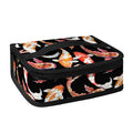 Watercolor Koi Carp Fish Pattern Print Small Lunch Bag
