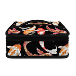 Watercolor Koi Carp Fish Pattern Print Small Lunch Bag