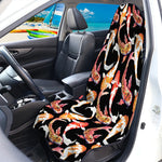 Watercolor Koi Carp Fish Pattern Print Waterproof Car Seat Cover