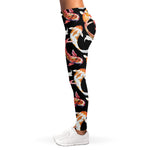 Watercolor Koi Carp Fish Pattern Print Women's Leggings