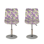 Watercolor Lavender Pattern Print Bar Stool Covers