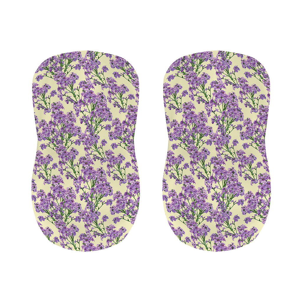 Watercolor Lavender Pattern Print Bar Stool Covers