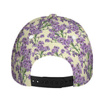 Watercolor Lavender Pattern Print Baseball Cap