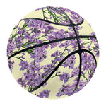 Watercolor Lavender Pattern Print Basketball