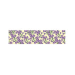 Watercolor Lavender Pattern Print Bed Runner