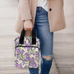 Watercolor Lavender Pattern Print Bible Tote Bag