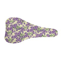 Watercolor Lavender Pattern Print Bicycle Seat Cover
