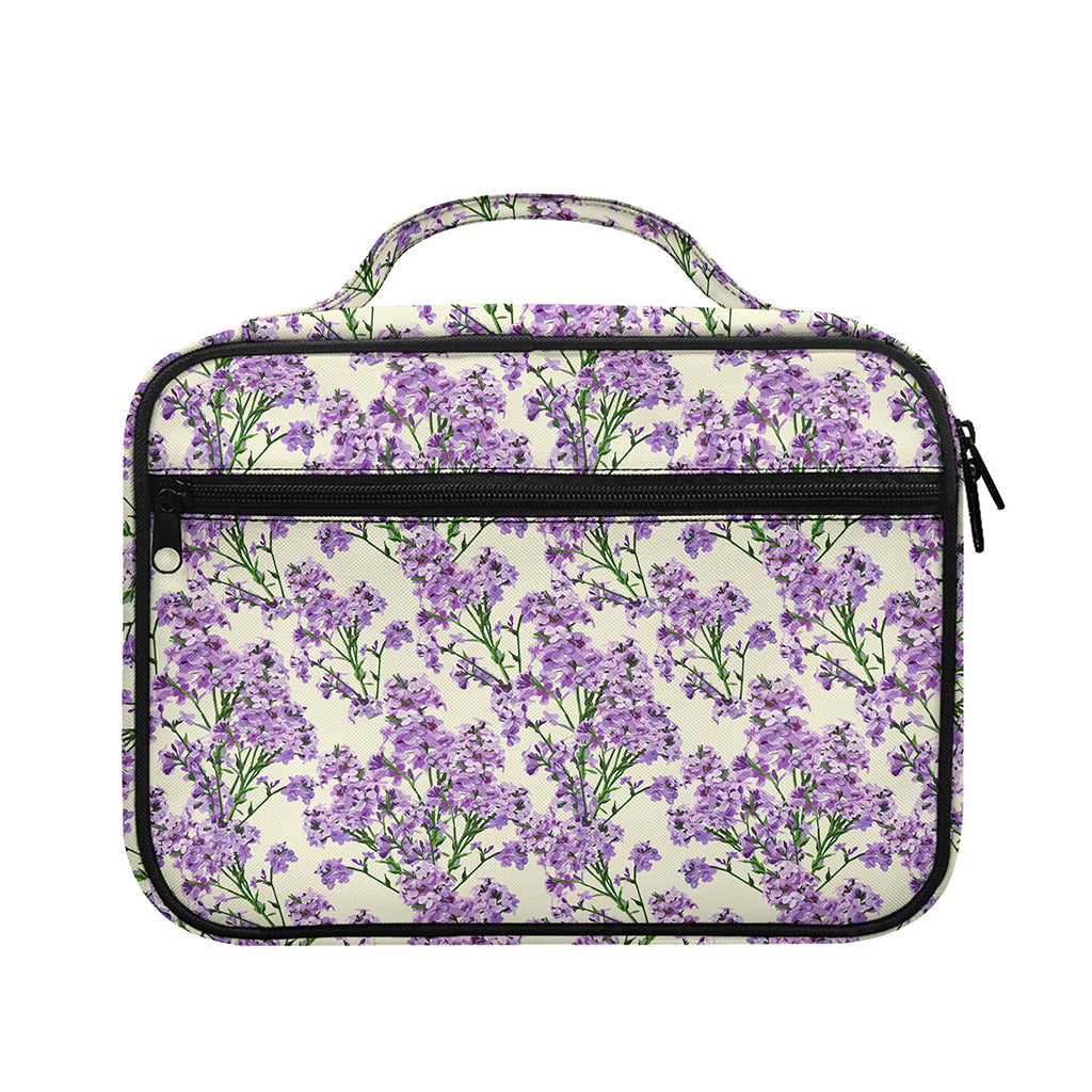 Watercolor Lavender Pattern Print Briefcase Bible Bag