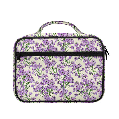 Watercolor Lavender Pattern Print Briefcase Bible Bag
