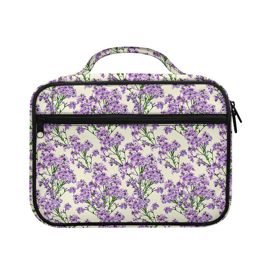 Watercolor Lavender Pattern Print Briefcase Bible Bag