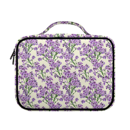 Watercolor Lavender Pattern Print Briefcase Bible Bag