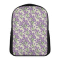 Watercolor Lavender Pattern Print Casual Backpack
