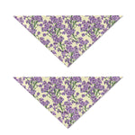 Watercolor Lavender Pattern Print Dog Bandana