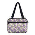 Watercolor Lavender Pattern Print Double Strap Bible Bag