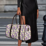 Watercolor Lavender Pattern Print Duffle Bag