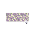 Watercolor Lavender Pattern Print Extended Mouse Pad