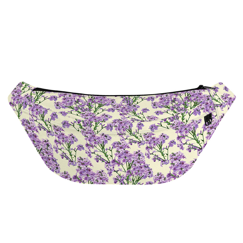 Watercolor Lavender Pattern Print Fanny Pack
