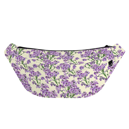 Watercolor Lavender Pattern Print Fanny Pack