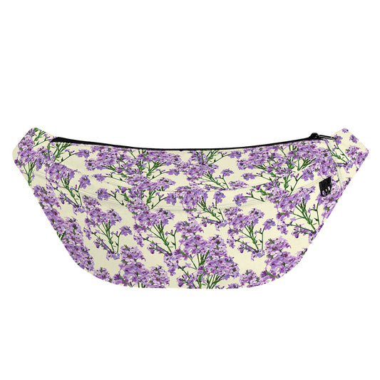 Watercolor Lavender Pattern Print Fanny Pack