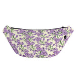 Watercolor Lavender Pattern Print Fanny Pack